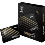Msi Spatium S270 Sata Iii 2.5" 240GB Internal Solid State Drive (ssd) 3D Nand. Fixed Price $69.00.