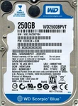 Western Digital WD2500BPVT-22ZEST0 250GB Dcm: Hemtjan. Fixed Price $28.00.