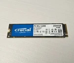Crucial P2 2TB Nvme Pcie M.2 2280 Up To 2400 Mb/s Read, 1900 Write (186-P). Fixed Price $199.99.
