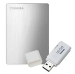 Toshiba Canvio Slim Ii 1.0 Tb Portable Hard Drive/w Bonus 16GB Usb Flash. Fixed Price $79.99.