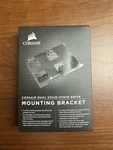 Corsair Dual Solid State Mounting Bracket 3.5" CSSD-BRKT2 Black New Box.. Fixed Price $9.99.