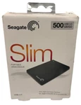 Seagate SRD00F1 Slim Portable Drive 500GB External Hard With USB3.0 Cord. Fixed Price $49.99.