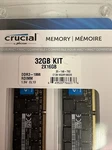 Crucial 3GB Kit 2X16GB DDDR3-1866 Rdimm 1.5V Cl 13 Mac. Fixed Price $30.00.