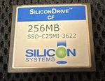 Silicon Systems SSD-C25MI-3622 256MB Compact Flash Solid State Drive .. Fixed Price $19.95.
