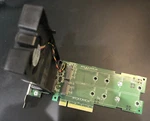 2-SLOT Pcie Nvme Dell MSIP-REM-FCI-DPWC300 Card Only, No Drives. Fixed Price $40.00.