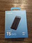 Samsung T5 Evo 4TB Portable Ssd Usb 3.2 Gen 1 External MU-PH4T0S/AM. Fixed Price $329.00.