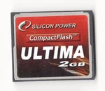 Silicon Power Ultima 2GB Cf Compact Flash Camera Memory Card. Fixed Price $13.99.